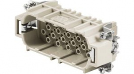 1601710000, Plug Insert, Size 6, 40 Poles, Crimp, 250V, 10A, Weidmuller