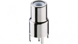 BTOR 1 weiss, RCA chassis socket metallic white, Lumberg Connect