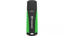 TS64GJF810, USB Stick, JetFlash, 64GB, USB 3.0, Black / Green, Transcend