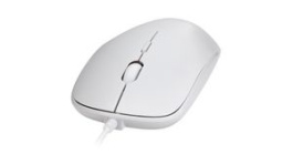 MU200GS-WHT, Wired Mouse 1600dpi Optical White, V7