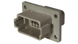 DT04-12PA-L012, Housing, Plug, 2 Rows, 12 Poles, Grey, Deutsch / TE
