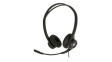 HU311-2EP Headphones, On-Ear, USB, Black