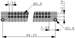09221166921, Plug B/2 16pol DIN 41612, Harting