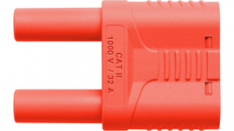 SKURZ6100/19-4 IG 2MB NI/RT, Safety Plug diam. 4 mm red CAT II N/, Schutzinger