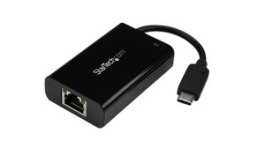 US1GC30PD, Network Adapter USB-C - RJ45/USB-C Black, StarTech.com