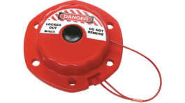 50940, Gate Valve Lockout;Red;Fiberglass Reinforced Polypropylene, Brady
