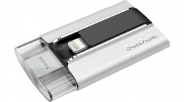 SDIX-016G-G57, USB-Stick iXpand Flash Drive 16 GB silver/black, Sandisk