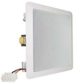 DL 18/2 SQ, 2-way ceiling and in-wall loudspeaker, 100 Hz, 8 Ohm, 60 W,, Visaton