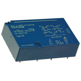 SFN4D-DC12V, PCB protection relay 12 VDC 390 mW, Panasonic