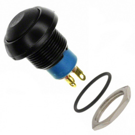 IPR5SAD2, Push-button Switch off-(on)/on-(off) black, APEM