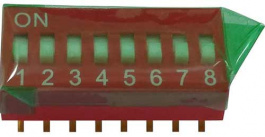 RND 210-00166, DIP switch 8P, RND Components