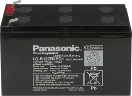 LC-X1265PG, Свинцово-кислотная батарея 12 V 65 Ah, Panasonic
