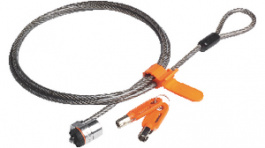 K64186FS, MicroSaver single keyed 4.5-mm steel cable, pack of 25., Kensington