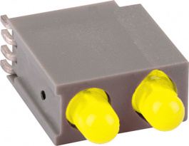 1201.7731, PCB LED, SMD 3 mm round yellow/yellow, Mentor