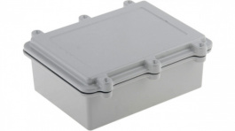 RND 455-00612, Sealed Metal Enclosure, Light Grey, 152 x 200 x 75 mm, Aluminium Alloy / ADC12,, RND Components