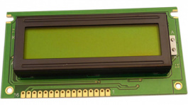 DEM 16221 SYH-PY, Alphanumeric LCD Display 3.8 mm 2 x 16, Display Elektronik