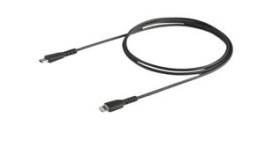RUSBCLTMM1MB, Charging Cable USB-C Plug - Apple Lightning 1m USB 2.0 Black, StarTech.com