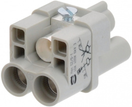 09120022751, Socket insert, Han Q 2/0, Han A, 2, Harting