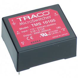TMS 06105, Switching power supply 6 W 1 output, Traco Power