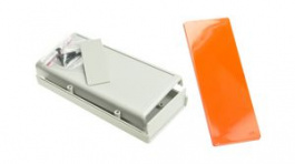 RND 455-01168, Hand-Held Plastic Enclosure with Infrared End Panel, 66.5x140x28mm, Grey, ABS, RND Components