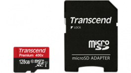 TS128GUSDU1, MicroSD Memory Card 128 GB, 60 MB/s, 60 MB/s, Transcend