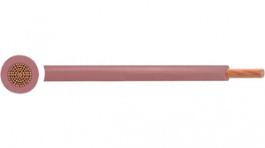 RND 475-00856 [100 м], Flexible Stranded Wire PVC, 1.5mm?, Bare Copper, Pink, H07V2-K, 100m, RND Cable
