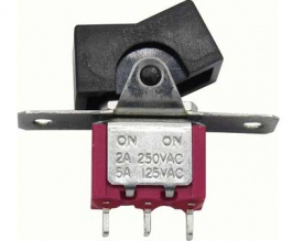 RND 210-00499, Miniature Rocker Switch, SPDT, On-On, RND Components