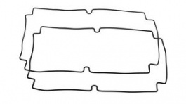 1554XGASKET , Gaskets for 1554 and 1555 Series Enclosures, 295.9mm, Silicone, Pair (2 pieces), Hammond
