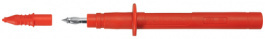 SPS 2124 NI / RT, Набор безопасных диагностических выводов ø 4 mm красный, Schutzinger