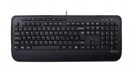 KU300UK, Keyboard, KU300, UK English, QWERTY, USB, Cable, V7