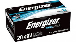 E301323200 [20 шт], Primary Battery 9 V, 6LR61, Energizer