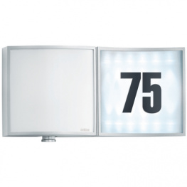 L 675 LED ALU-SILVER, Outdoor light fixture 9 W silver, Steinel