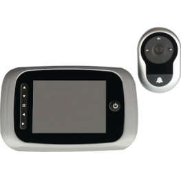 DTS-DELUXE, Digital spyhole with video recording black-silver, Rieffel Tresor