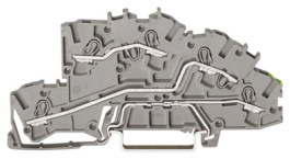 2003-7645, Multi-level terminal L/L/PE grey 0.25...4 mm2, Wago