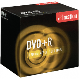 21746, DVD+R 4.7 GB 10x Jewel case, Imation