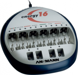ENERGY16, Charger NiMH/NiCd, Ansmann
