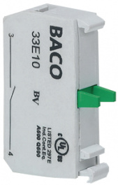 33E10Y7, Switch Contact, BACO diam.22, Baco