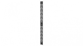 VRA6025, Cable Organizer Bracket, 2pcs, 101mm x 1.86m, Metal, Black, Vertiv