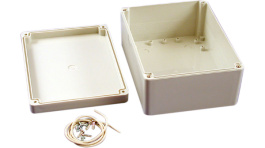 RP1240, Plastic enclosure, grey, 165 x 125 x 75 mm, Polycarbonate, Hammond