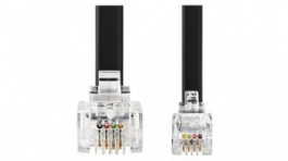 TCGP90205BK50, Telecom Extension Cable RJ11 Socket - RJ11 Plug 5m Black, Nedis (HQ)