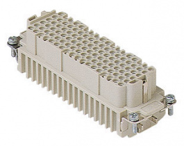 CDDF 108, CDD, 108 poles + earth, female insert, for female contacts 10A, ILME