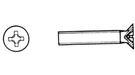 96502510 [200 шт], Phillips cross-head design M2.5 10 mm, BOSSARD