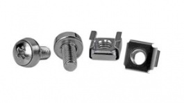 CABSCREWM6 [50 шт], Startech Mounting Screws and Cage Nuts for use with Server Racks and Cabinets M6 x 12mm, 50 Pack, StarTech.com