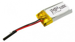 ICP341018PM, Lithium Ion Polymer Battery Pack 35mAh 3.7V, Renata