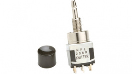 MPE 206 R, Переключатель: кнопочный; Пол: 2; DPDT; 6A/125ВAC; 6A/6ВDC; ON-(ON), Knitter-switch