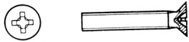 96502508, Phillips cross-head design M2.5 8 mm, -