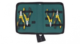 33507, Набор: губцевый; Кол-во шт:4; бокорезы, торцевые, круглогубцы, Wiha