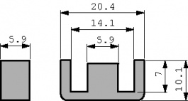 B66311-G-X187, E 20/6 core N87, TDK-Epcos