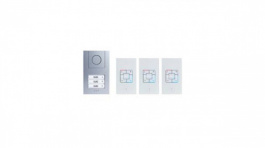 4030, Audio door intercom set, three-family house, M-E