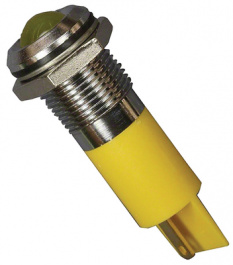 Q14P1CXXY24E, LED Indicator yellow 24 VDC, APEM